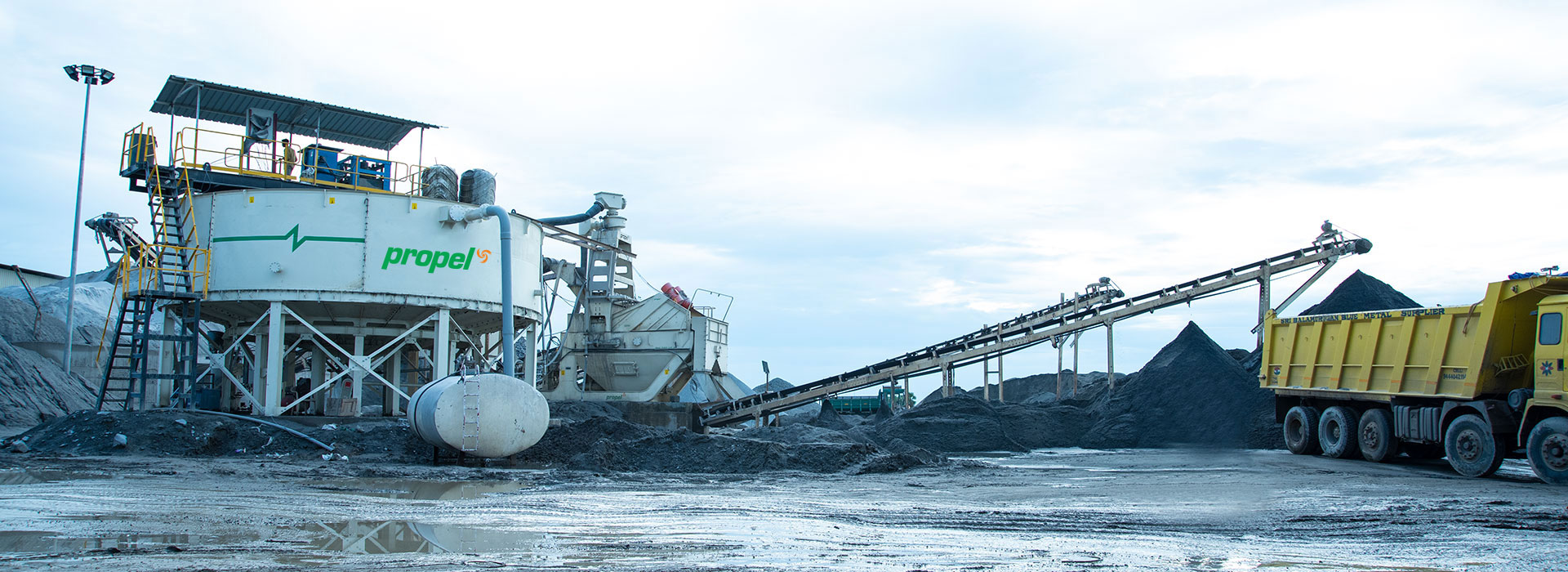 thickener sand washing plant