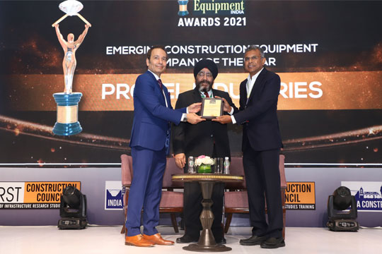 Emerging Construction Equipment Company of the year 2021